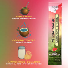 Yerba Magic sea moss mineral blend container emphasizes mineral support.