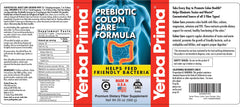 Yerba Prima psyllium fiber mix bottle showing fiber for regularity.
