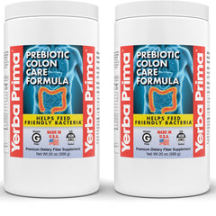 Yerba Prima colon care powder bottle for daily fiber support