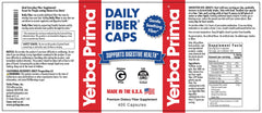 Psyllium husk in Yerba Prima Daily Fiber Caps supports the fiber blend
