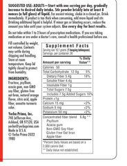 Front view of Yerba Prima Daily Fiber Formula 3‑pack, highlighting the USA origin.