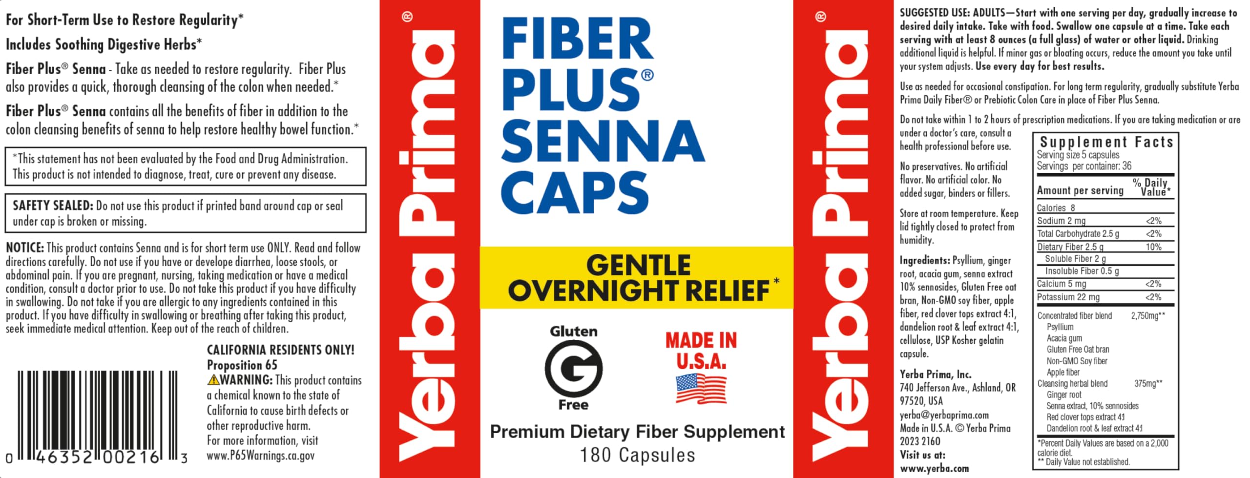 Evening use with Yerba Prima bottle for overnight activity