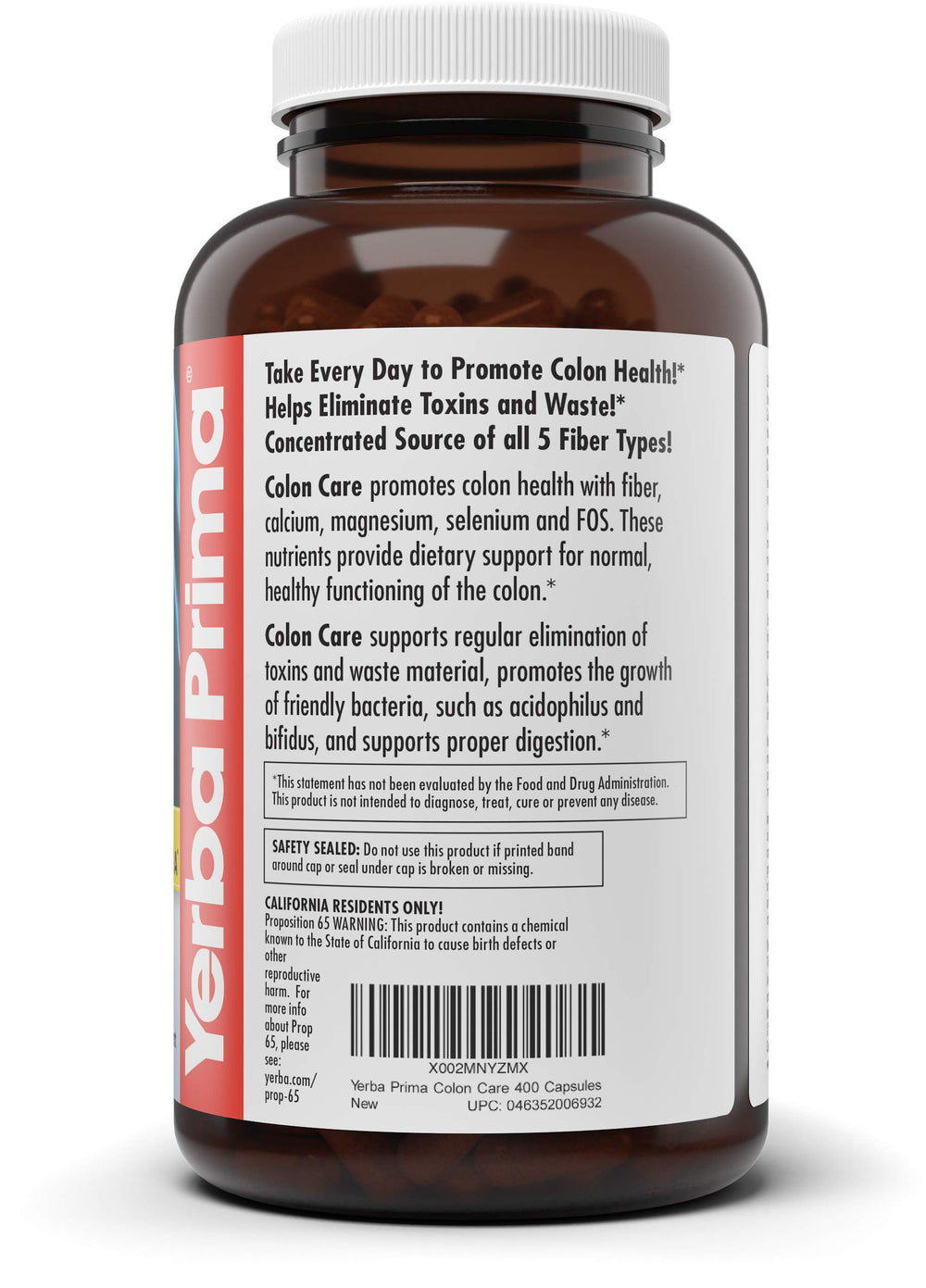 Yerba Prima FOS prebiotics support gut-friendly digestion
