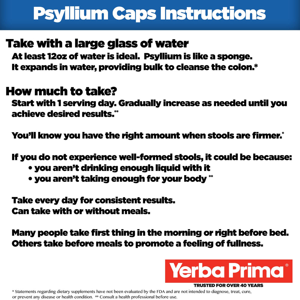 Label highlights gluten-free, non-GMO, and vegan attributes of Yerba Prima capsules.