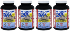 Yerba Prima Psyllium Husk Caps front bottle for daily fiber support