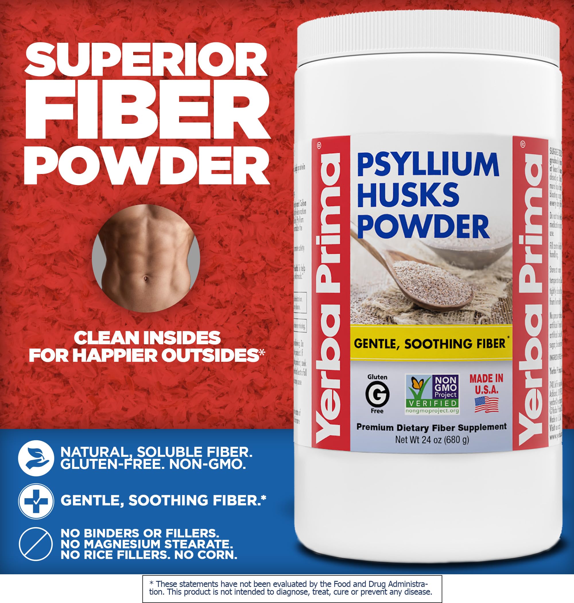 Yerba Prima psyllium husks powder pack-of-2 shows bulk value for daily fiber.