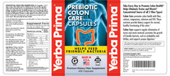 Two-bottle pack display for easy daily routine with colon care.