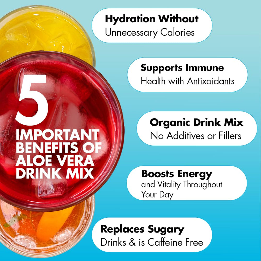 Yes You Can! Aloe Vera powder scoop shown for quick serving and consistent hydration.