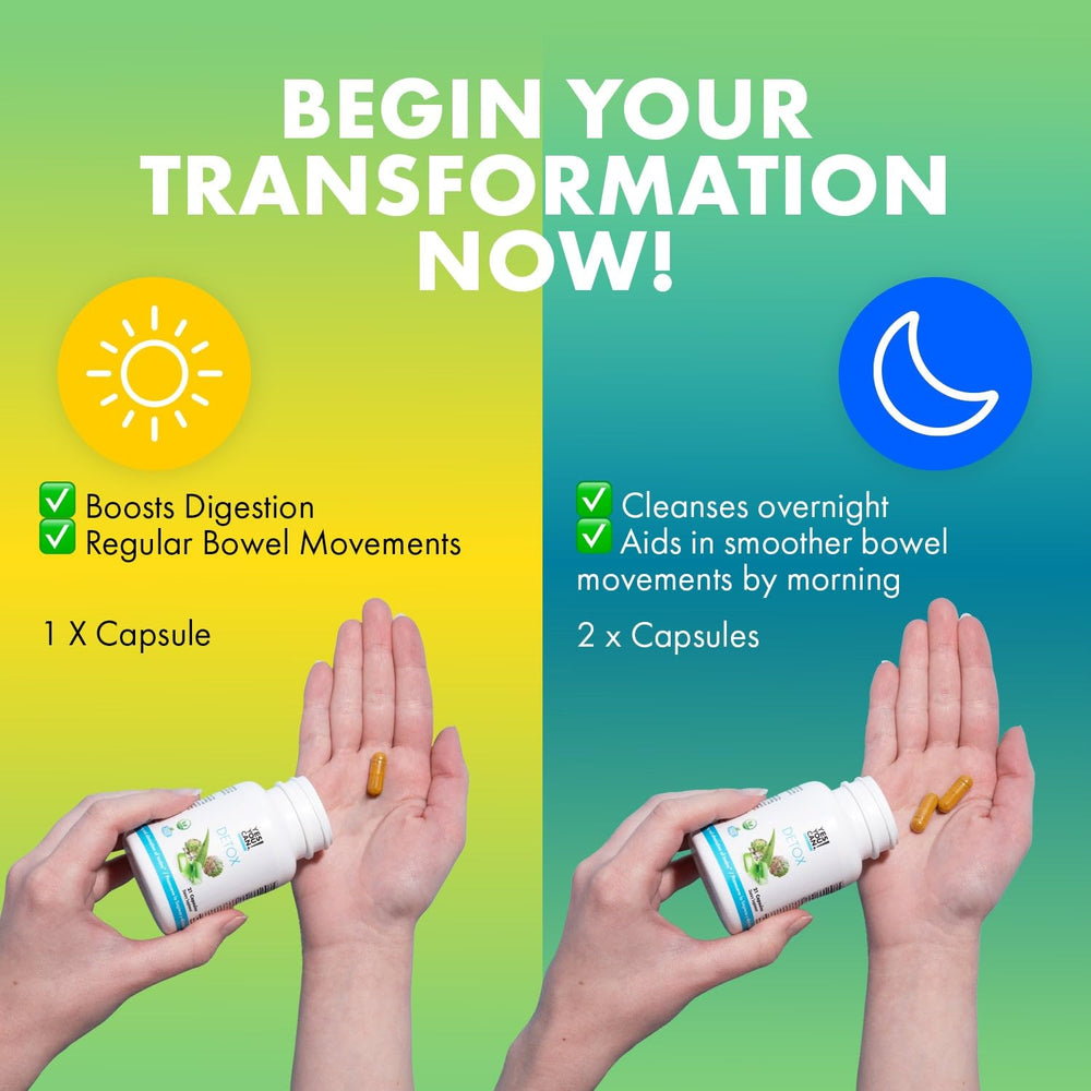 Yes You Can detox capsules poured demonstrates simple intake during routines.