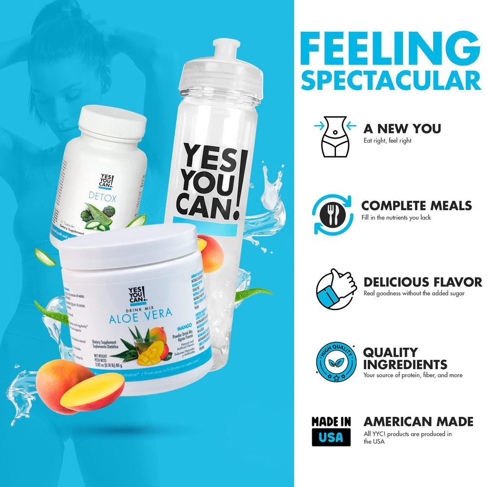 Yes You Can! Aloe Vera drink pineapple refreshing hydration