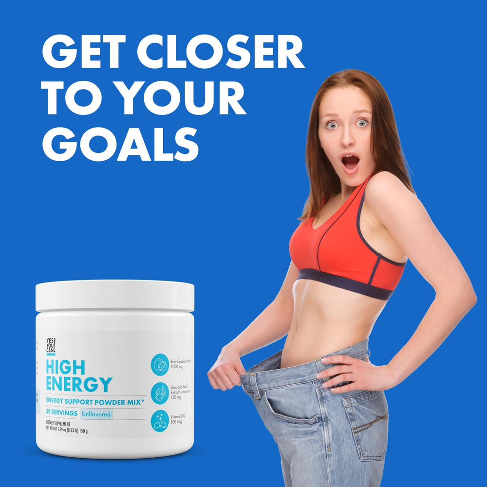 Yes You Can! Shake Booster ingredients coconut-tea highlights tropical aroma and clean energy.