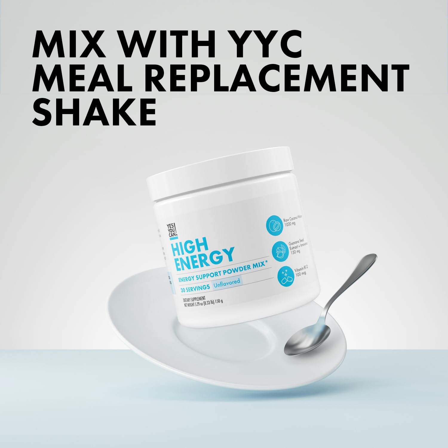 Yes You Can! Shake Booster travel pack shows on-the-go energy for busy days.
