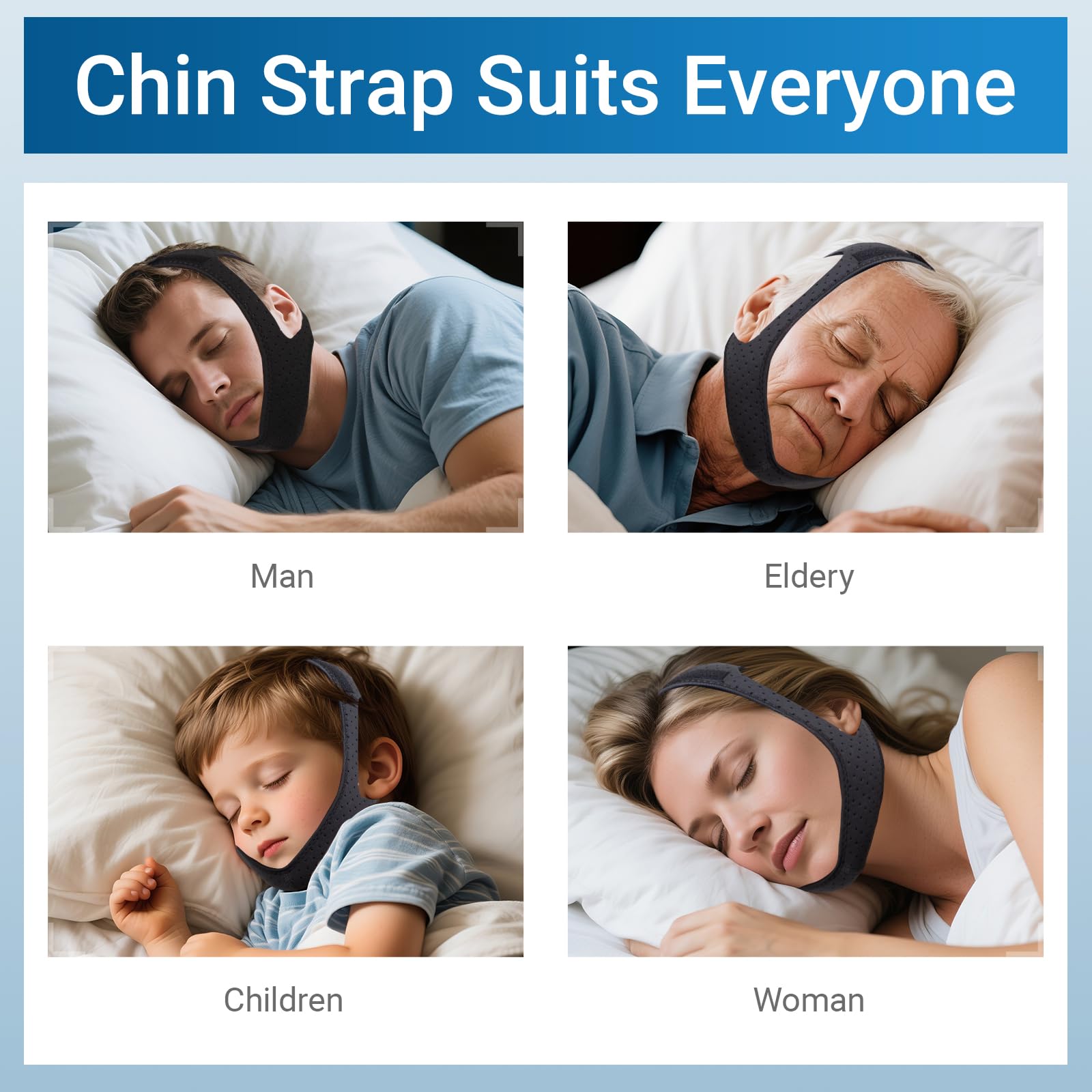 YeyHaiza chin strap durable elastic materials maintain shape over time.