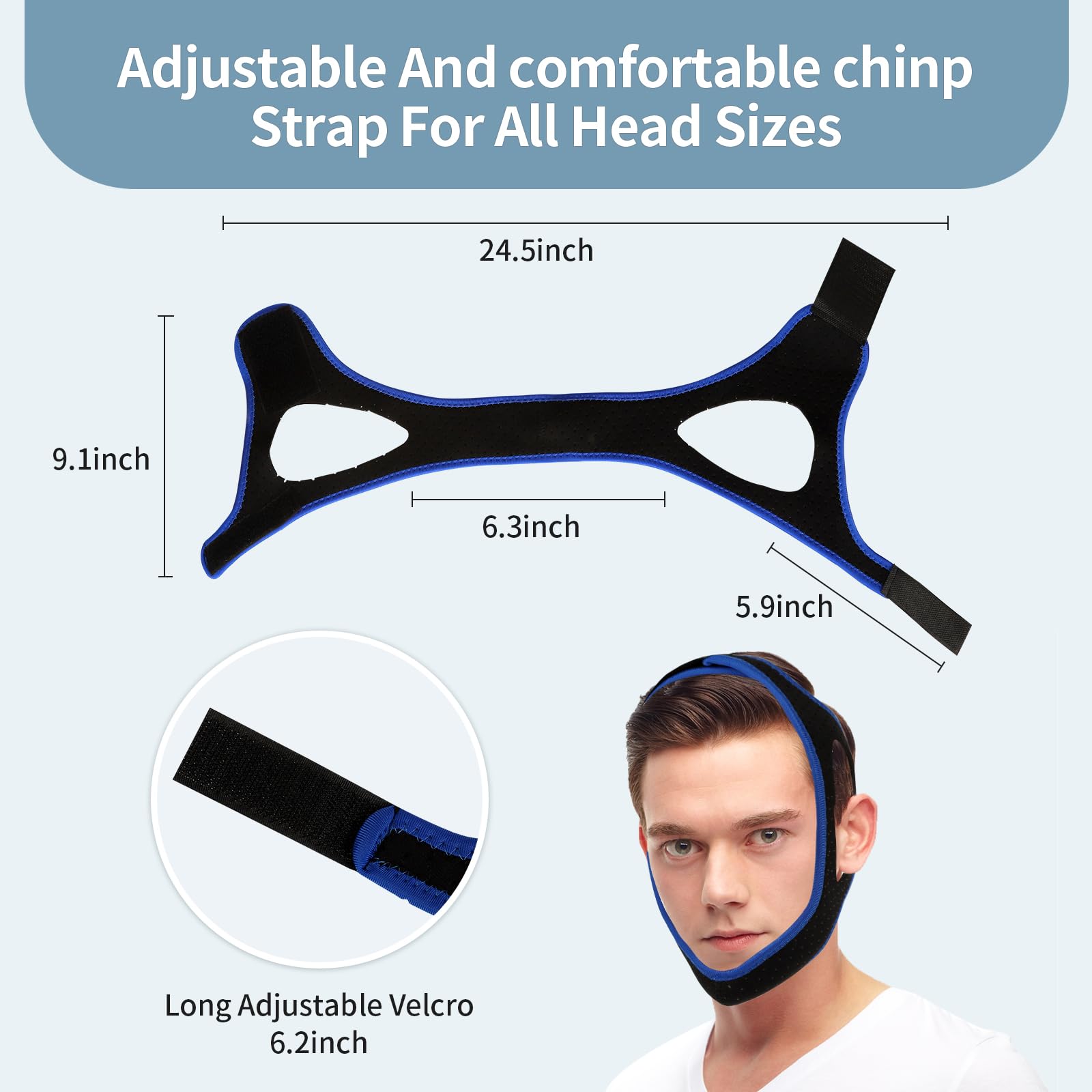 YeyHaiza chin strap easy-care cleaning with warm water and neutral detergent.