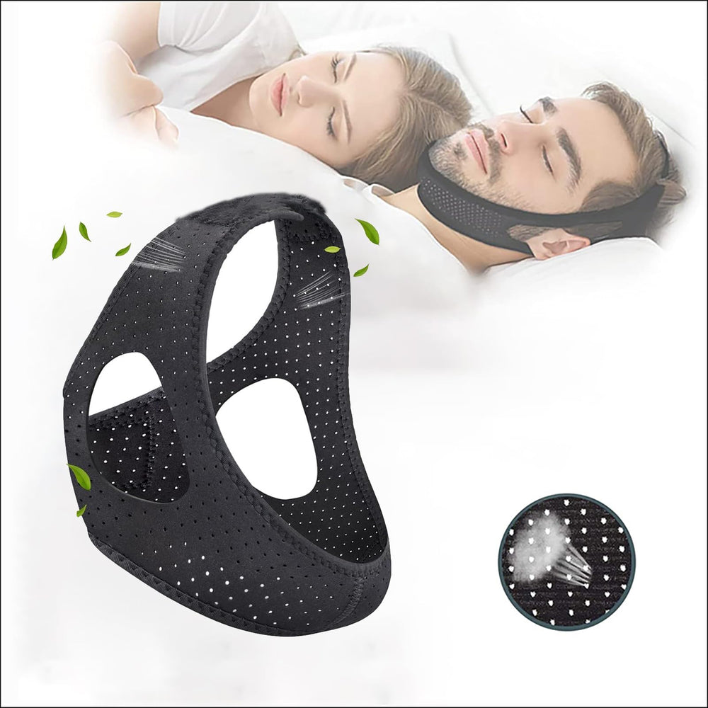 YeyHaiza chin strap lightweight breathable design supports the chin during sleep.