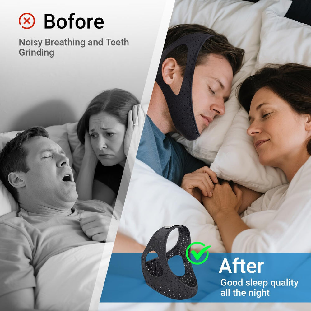 YeyHaiza chin strap triangular-design secure fix for all-night comfort.