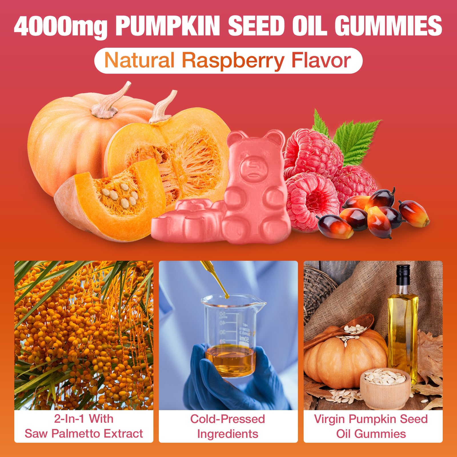Yikecao saw palmetto gummies bottle illustrating targeted wellness in a chewable form.