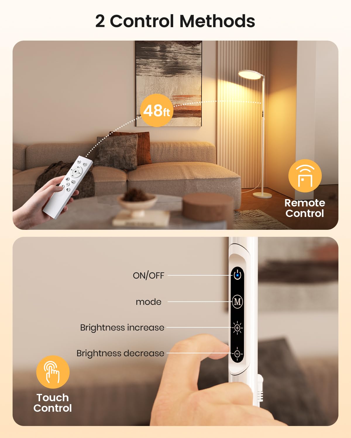 Yikola UV-free full spectrum light for safe indoor daylight.