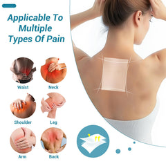 Yimimde 4% lidocaine patch on neck for fast-acting localized comfort.