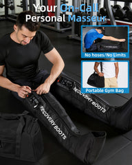 YINGGG leg massager features foot heating with three levels for warm, soothing relief.