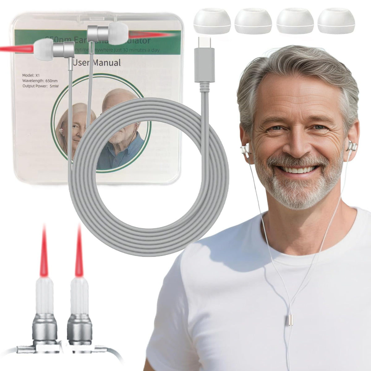 YINGPM red light therapy for ears delivering gentle daily comfort
