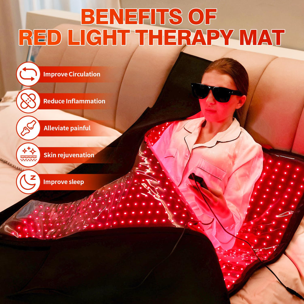 YIPFREE 660nm red light is visible and warms the skin during use