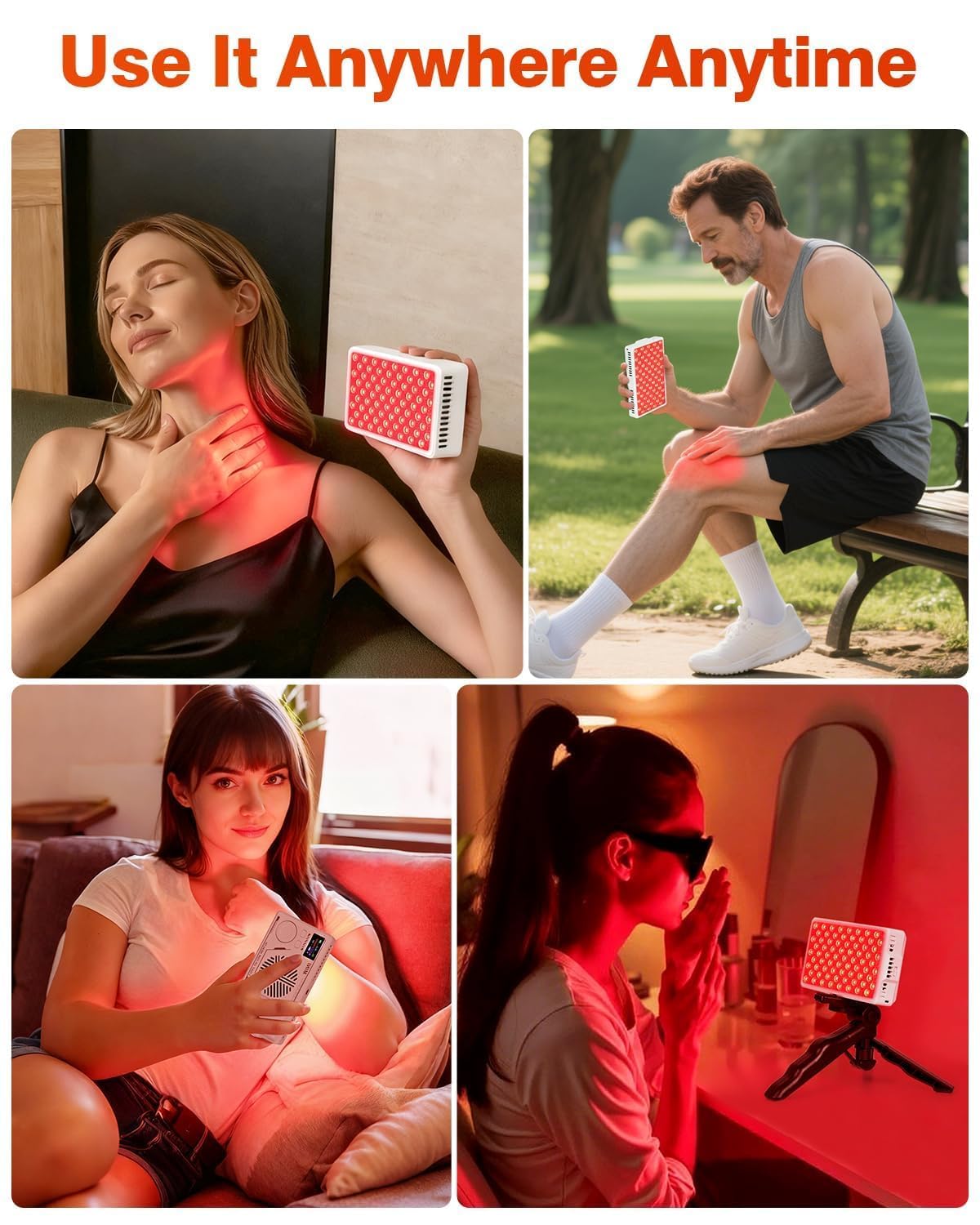YIPFREE rechargeable battery enables cordless sessions anywhere, anytime.