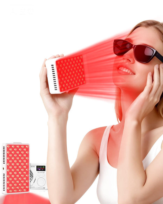 YIPFREE red light panel front view for full-area facial and body sessions.