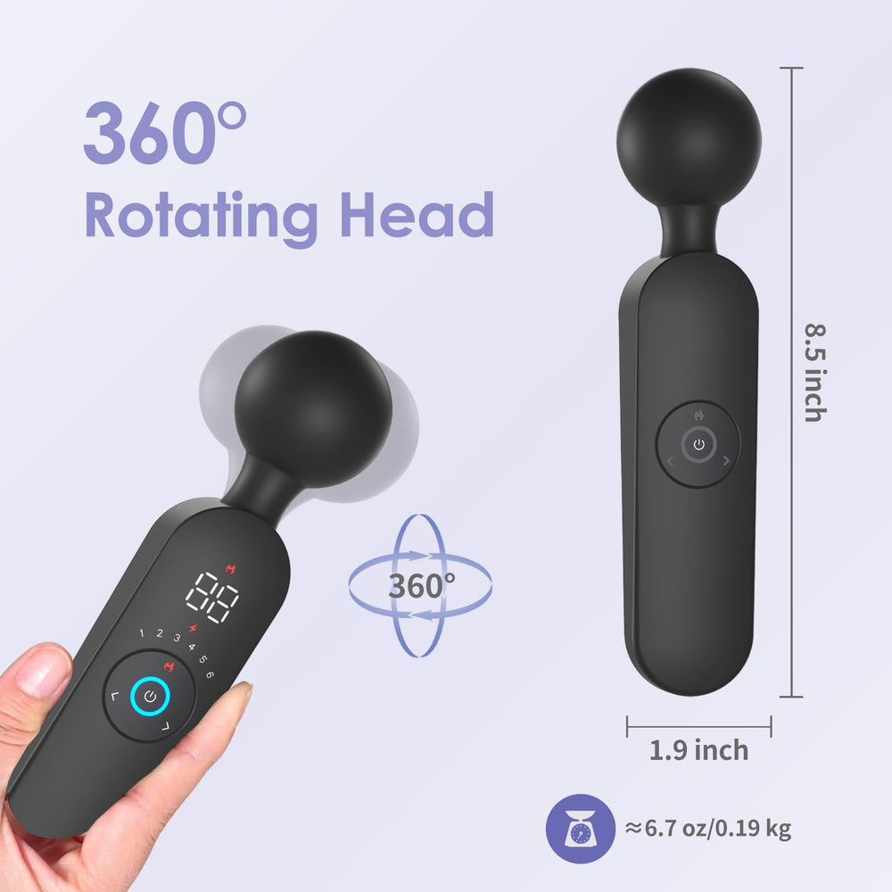 YIXIUTEN massager LED indicator shows battery status at a glance