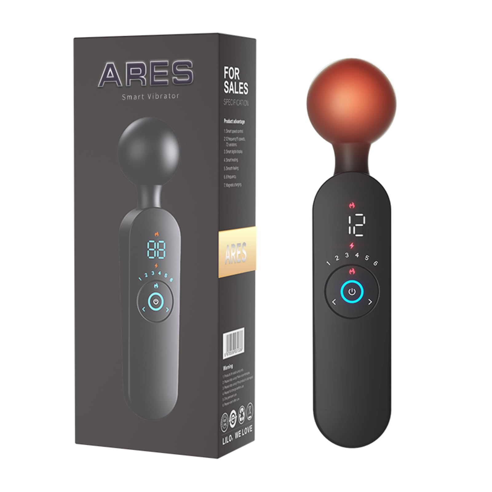 YIXIUTEN massager with rotating head for precise muscle targeting and relief