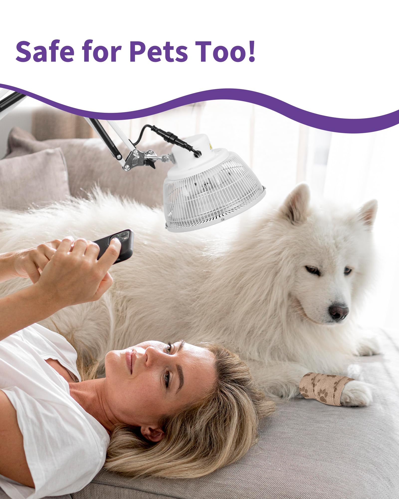 Wheels enable easy mobility between rooms.