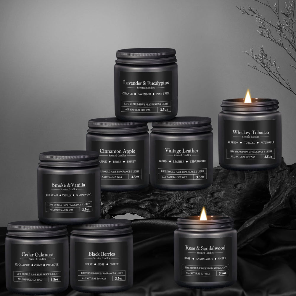 YMing candles on a desk create a calm, focused workspace ambiance