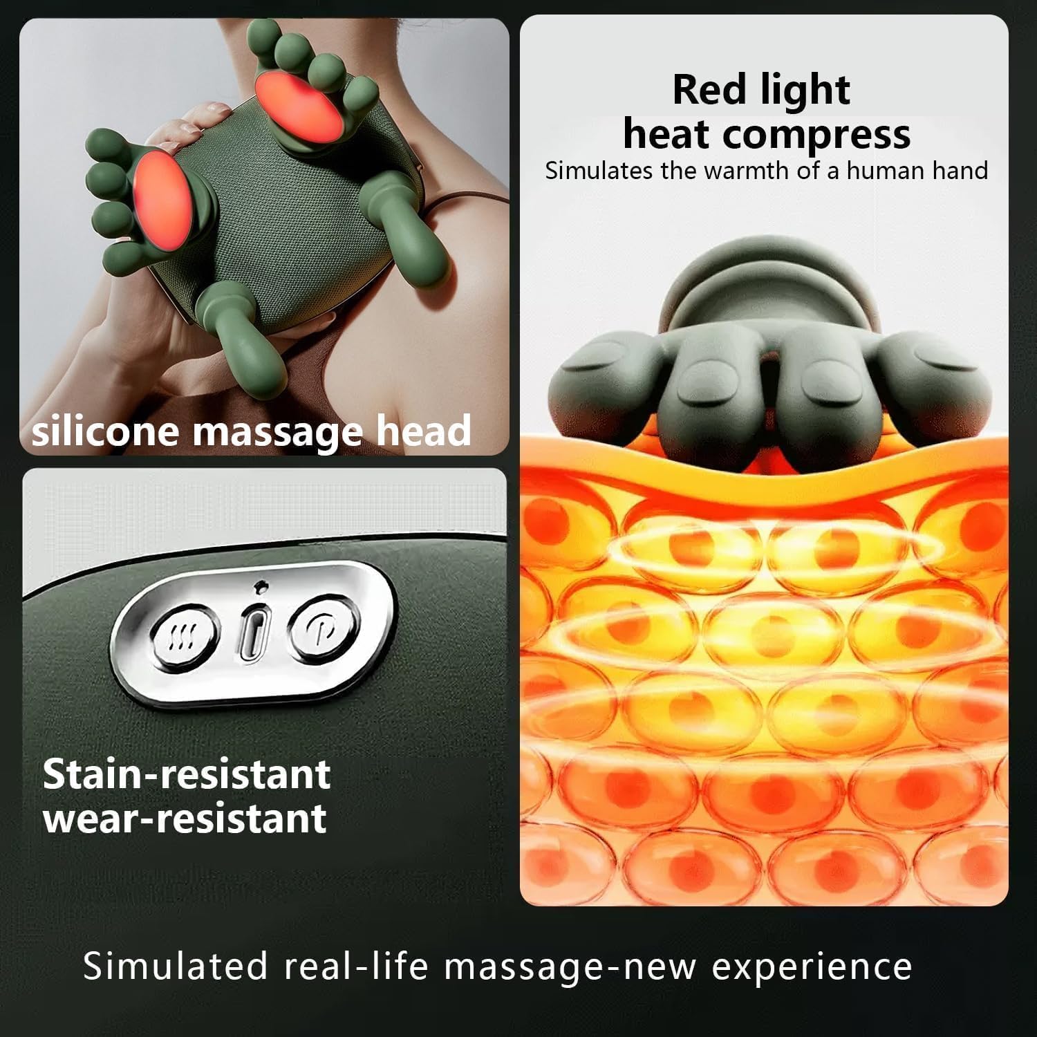 YNVHKFN massager offers about 70 minutes per charge for extended sessions.