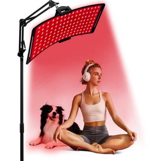 Yoeyou red light panel front view for full-body therapy and skin care.