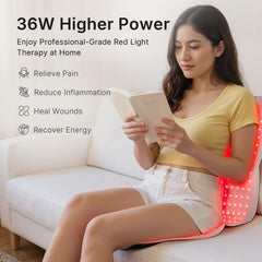 YOEYOU red light therapy pad supports post-workout relaxation.