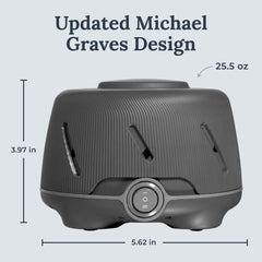 YOGASLEEP Dohm Charcoal bundle contents show hand-assembled USA craftsmanship.