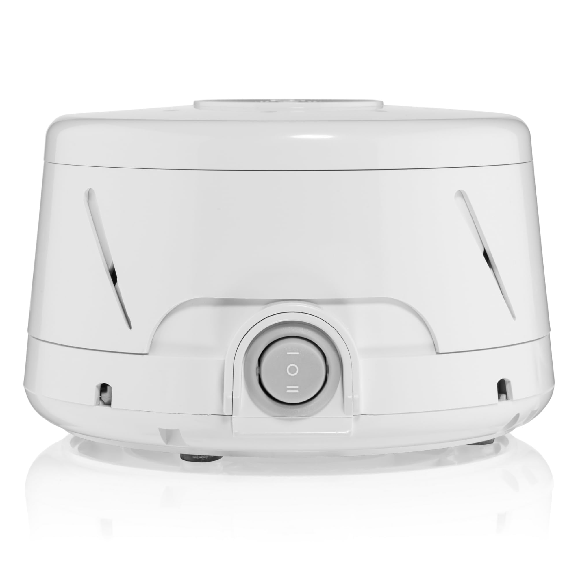 Yogasleep Dohm Classic White front view; natural fan sound for restful sleep