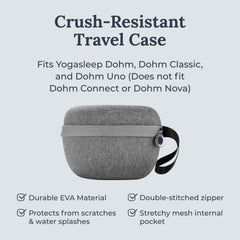 Yogasleep Dohm Classic white option beside the bed blends with any decor.