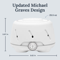 Yogasleep Dohm Michael Graves design blends with modern decor and calm ambiance.