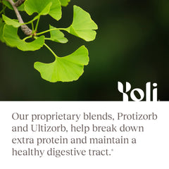 Yoli Enzyme bottle on kitchen counter for daily routine