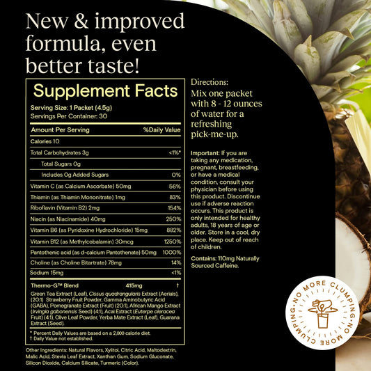 Yoli Passion pina colada glass showing tropical flavor in every sip