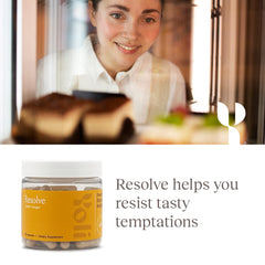 Yoli Resolve bottle pictured on kitchen counter for easy daily routines