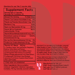 Yoli ThermoBurn label and nutrition panel on the bottle.