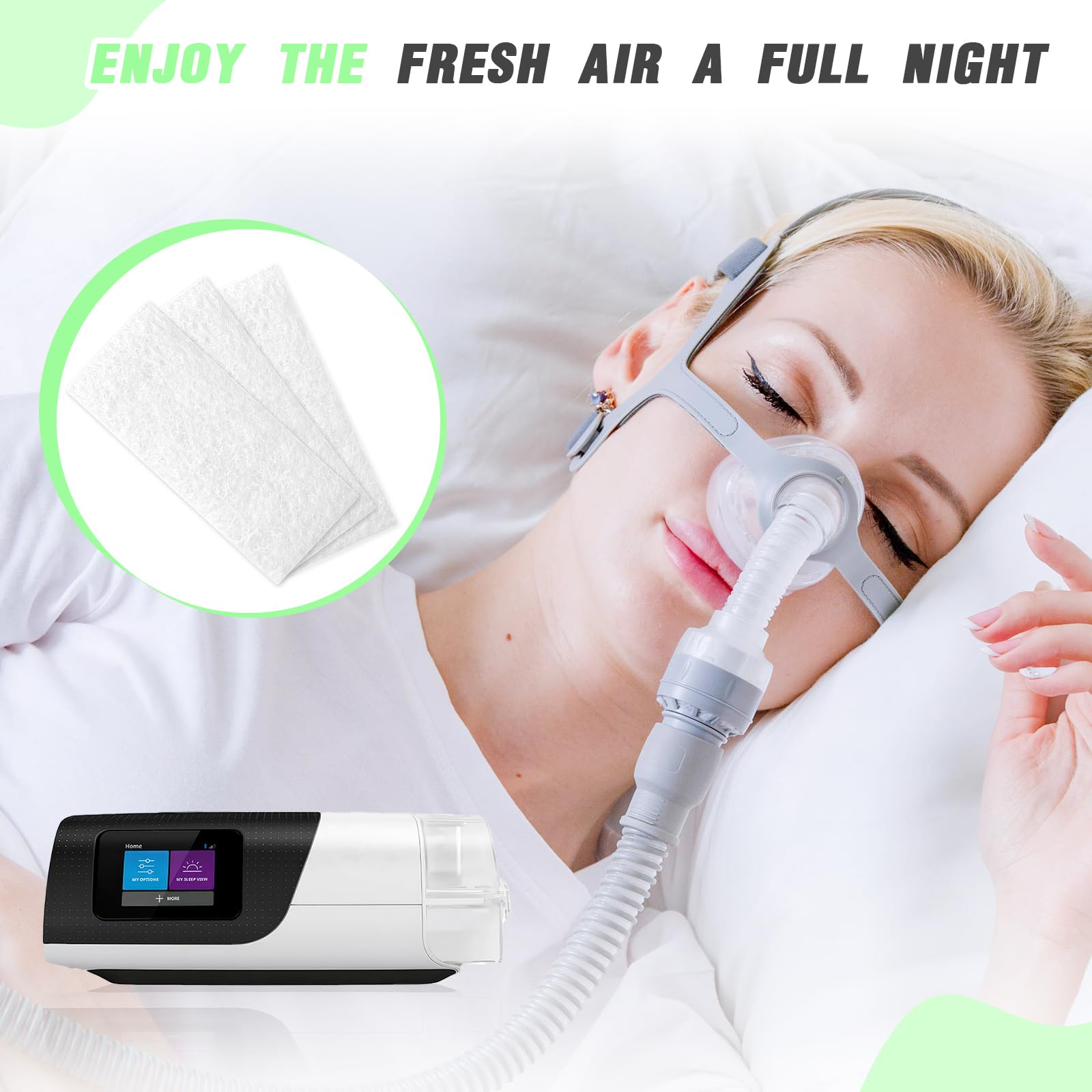 Includes 24 AirSense 11 filters for convenient, extended maintenance