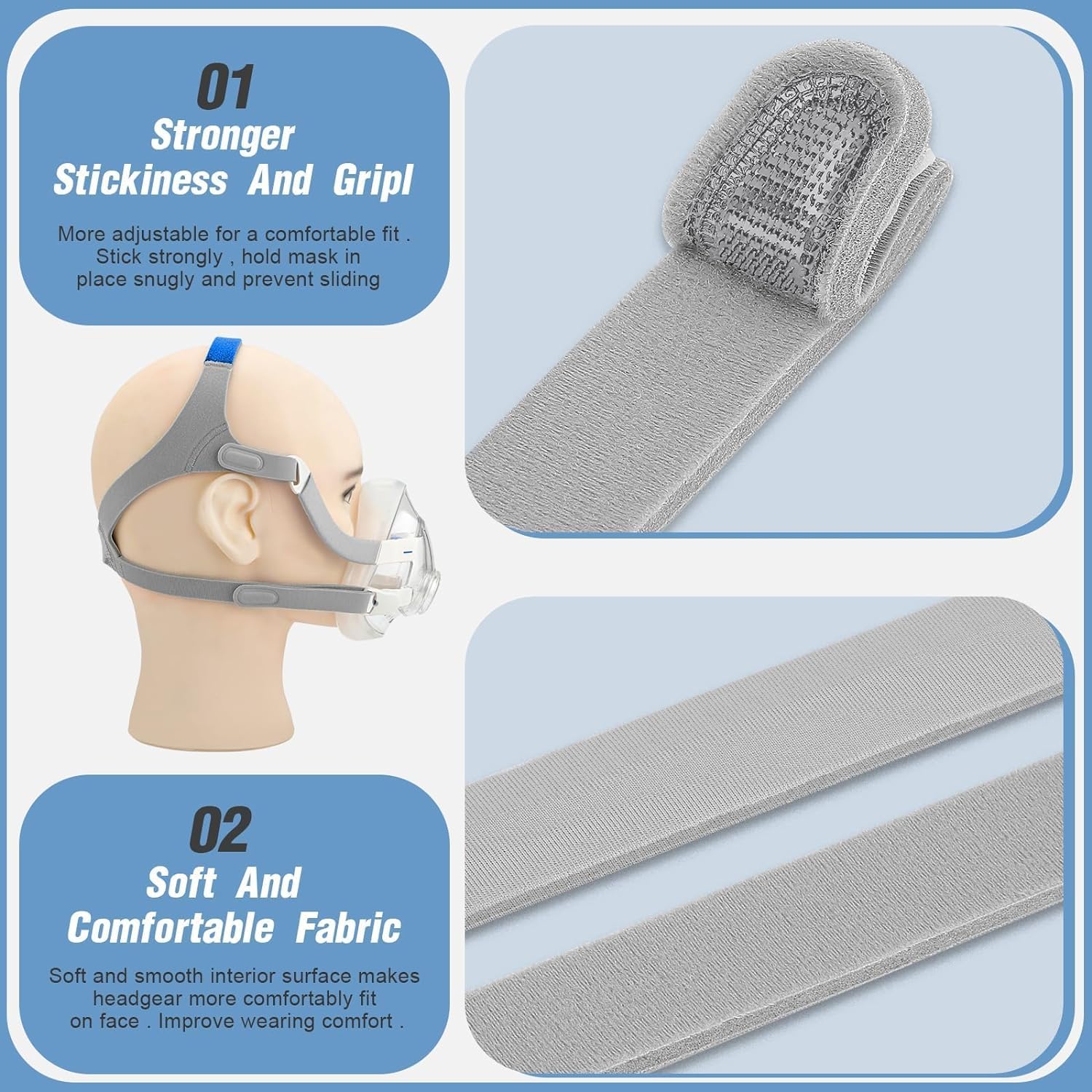 Yoncozy replacement clips improve adjustability for a snug fit.
