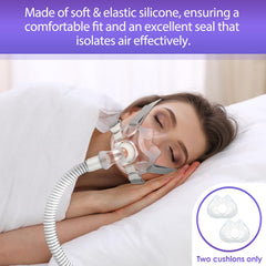 Yoncozy F30 cushions demonstrate seal quality for reliable air isolation.