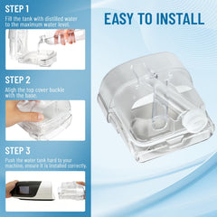 Durable PC plastic housing shown for long-term stability and easy cleaning