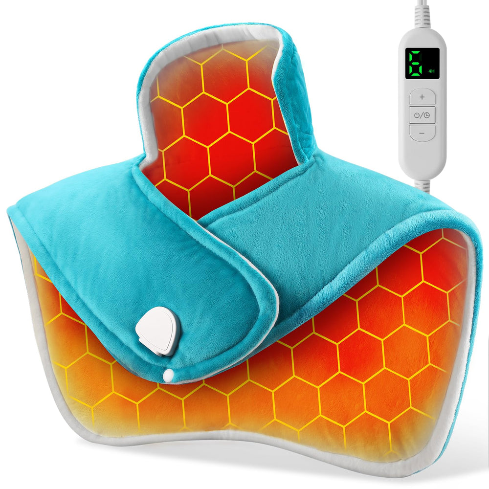 YONJION neck-shoulders-back heating pad provides targeted warmth for everyday aches