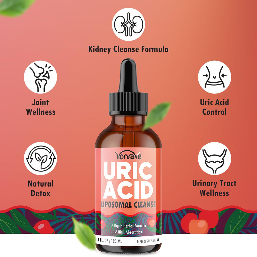 Yonrave Tart Cherry Celery Seed blend ingredients close up highlighting natural extracts.