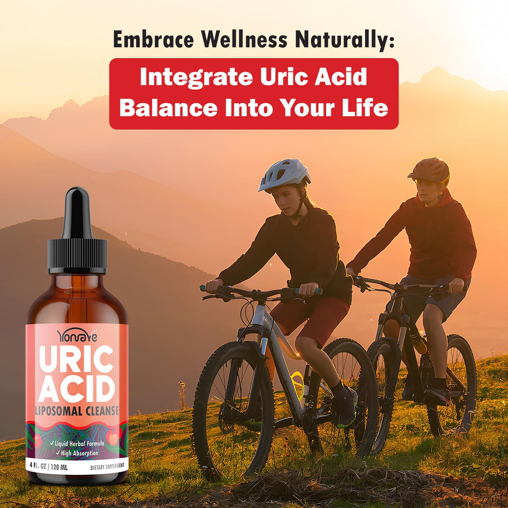 Yonrave Liposomal uric acid drops daily dose measuring bottle for easy routine.